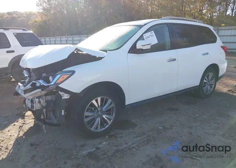 2018 Nissan Pathfinder Sv z USA, uszkodzony, nr VIN 5N1DR2MM2JC655255